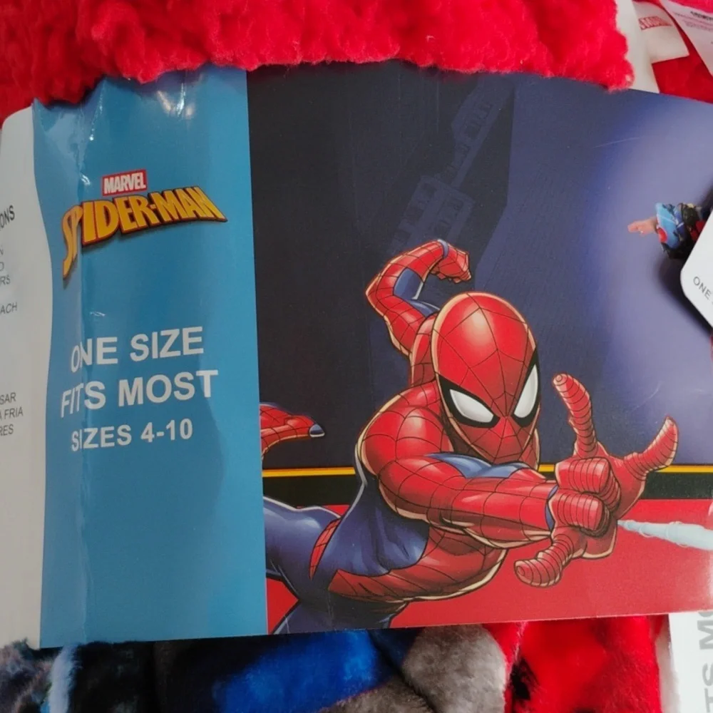 Marvel Spider-Man WAYY BIG HOODIE Over-Sized Plush Lined Kids Hoodie - OS 4-10 - Picture 8 of 8